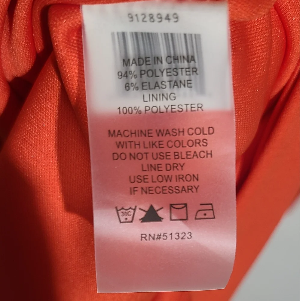 Vince Camuto Orange/Red Women's Dress Size XL - Picture 5 of 5